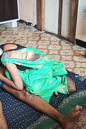 Shivani in Green Saree Getting Ready. Uncut Full Video.