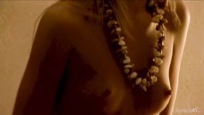 ”Mysterious College Girl Sarah Fingers Herself In The Dark!”