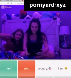 Teen amateur webcam fun with a surprise reaction