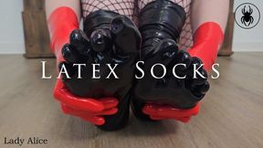 Latex Toe Socks - Latex Zehensocken