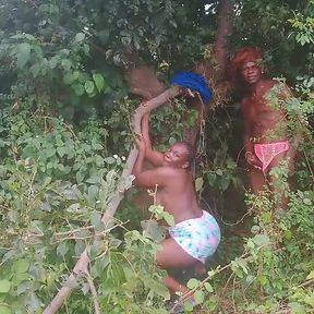 She Wanted to Fuck Me so I Took Her to Hand Uncompleted Building We Now Went to the Bush and Fuck