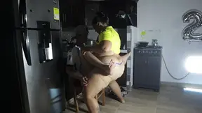 Latina housewife takes on Argentine lover during Copa America finals