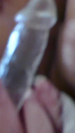 Moaning as I Cum with a Dildo Fucking Balls Deep Bending Over for You to Cum Over Me