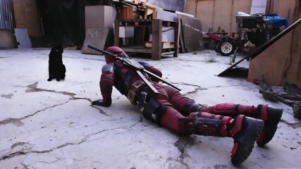 Porn parody of Deadpool with lesbians eating cunts each other