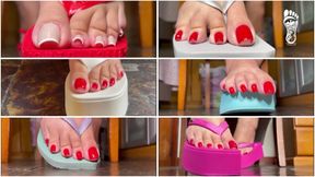 Juliette-RJ Your Brazilian Favorite Feet Queen on Extream Foot Fetish Close UP - FOOT FETISH - SOLO FEMALE - FEET POINTING - FLIP FLOPS - BBW FEET - BRAZILIAN GODDESS - FLOOR POV - GOONING - WIGGILING TOES - TOE POINTING