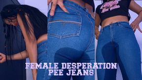 Female desperation pee jeans - Sloan