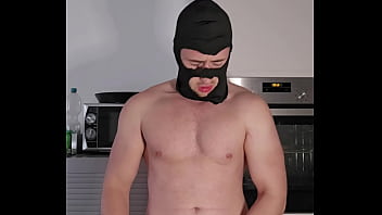 Masked Gay Dom&rsquo_s Kitchen Naked Power Tease | PhantomGentX