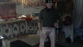 john beating his hard cock