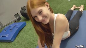 Jane Rogers gets pounded in the gym hall