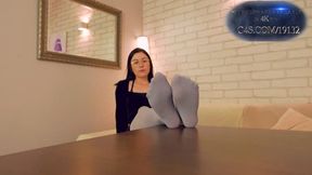 Weronika Must Smell Smelly Gray Pantyhose Of Annabelle - Part 2