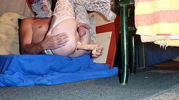Feeling so sexy with my legs up and favorite toy deep