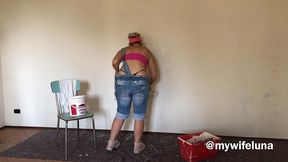 the painter likes to enjoy big cocks