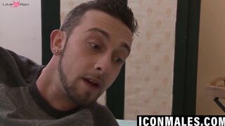 Dominant Muscle Jocks First Time Anal Threesome