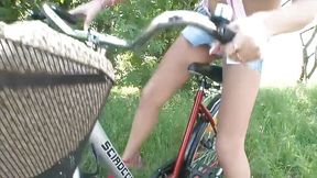 Sexy chicks get oiled and fucked by a huge dong