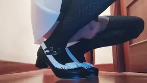 Cute femboy spunk on cute shoes