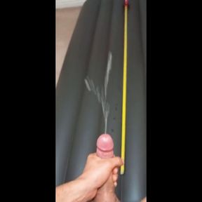 HUGE COCK EDGED FOR A HUGE CUMSHOT, PART 2