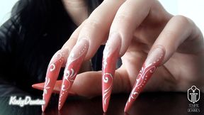 Extreme Stiletto Nails Trigger a Trance ASMR