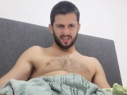 Cocky Straight Muscle Alpha - Lazy Hairy Chested Young Man