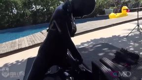 Japanese Spandex Catsuit Chick Vacbed Cube Breathplay