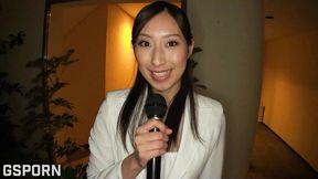 japanese reporter girl fucked in foursome by hard cocks