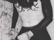 Ghostface Masturbating in Shower Horror Porn