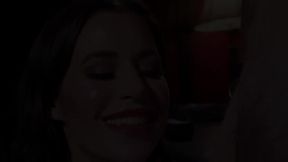 Stunning femdom fucking strapped man