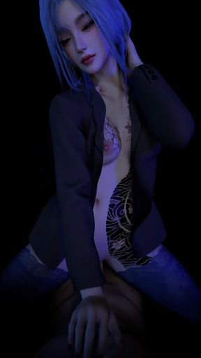 Blue Marin Lap Dance (Tattoo Version)   Clip 1