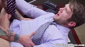 Colby Keller - Bursts Up On The Office Floor