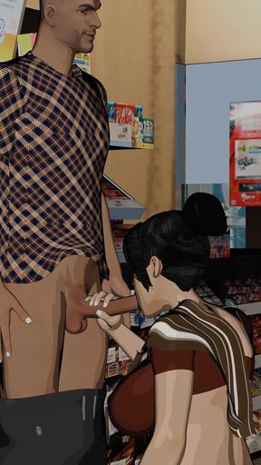 Sex in Shop with Shopkeeper