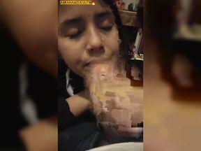 my cuty cousin eats my black cock and learns english