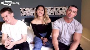 9+ Inch Big Cock&#x1F32D; Jock Pounding Big Muscle Butt&#x1F351; & Asian Teen Beauty Tina Torres, Nonstop Thrills!