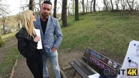 Blonde bombshell cheats on her boyfriend POV style