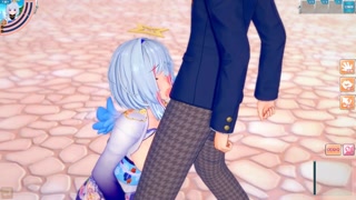 [Hentai Game Koikatsu! ]Have sex with Big tits Vtuber Amane Kanata.3DCG Erotic Anime Video.