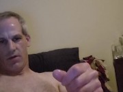 Masturbating while watching gay porn