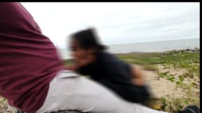 Anal Day at the Beach with Horny Voyers