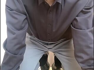 Chinese man in office