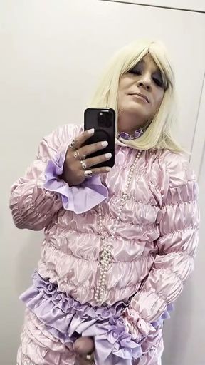 Sissy Nancy - Pink Satin Suit