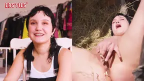 Ersties - Hannah first becomes familiar, then hot - Lust in the hayloft