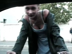 Horny dude put the hard word on redhead babe with juicy tits