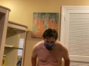 Chunki Boy Riding Dildo