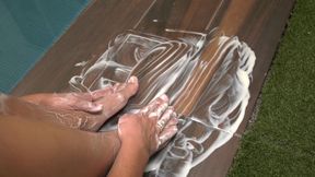 Amateur Babes Hook up with Foot Fetish Part #2 - Amateurs Recorded - Spoken in German