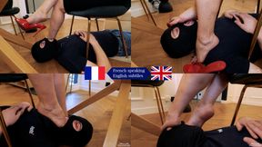 Red Heels & Deep Foot Gagging – I’m Gagging You with My Feet