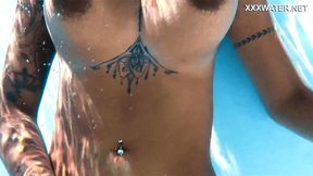 Sexiest Latina in the world Yorgelis pool