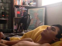 A young wanker with a big cock and a big load