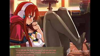 Rance 01: The Quest for Hikari Willis Fujisaki Footjob Scene