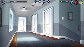 Stepsis shows off her busty, wet boobs while stepmom asks for help