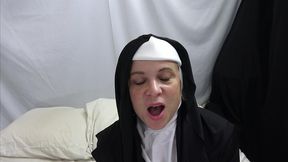 horny nun gets it in the ass