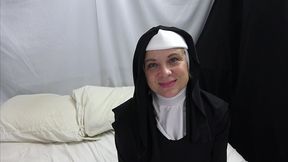 horny nun gets it in the ass