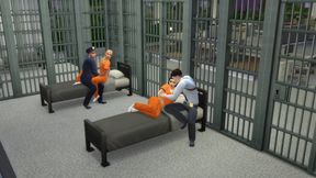Detective and cop fuck newly arrived prisoners