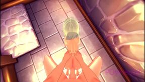 Elf Maid Trap Helps You Wash For A Steamy 3D Anime Encounter